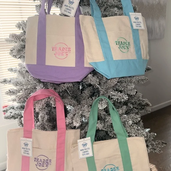 Trader Joe’s Canvas Tote Bags BUNDLE - Picture 3 of 7